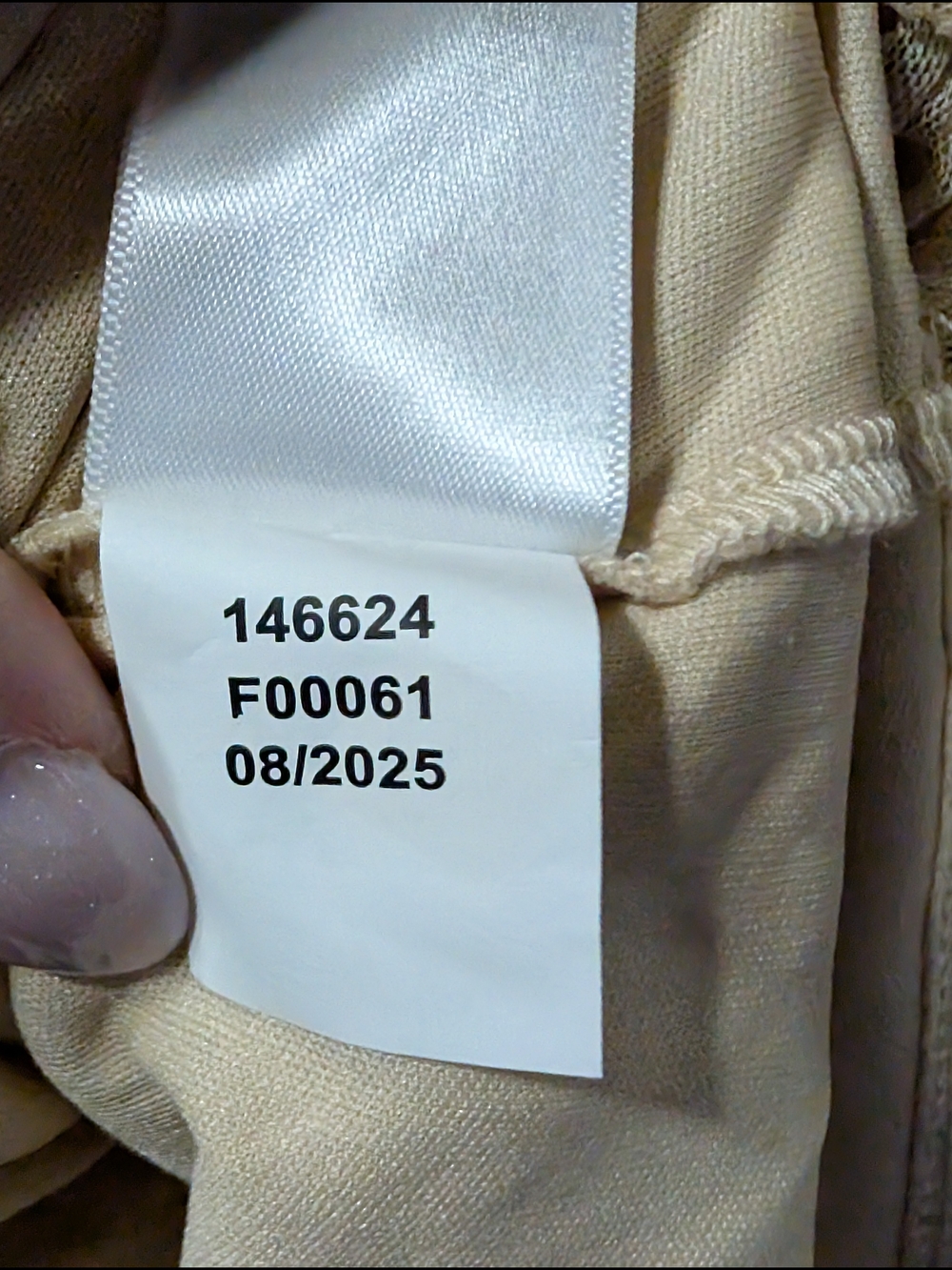 Lucky Brand Beige Ruffled V-Neck Camisole with Black Bow - Picture 10 of 10